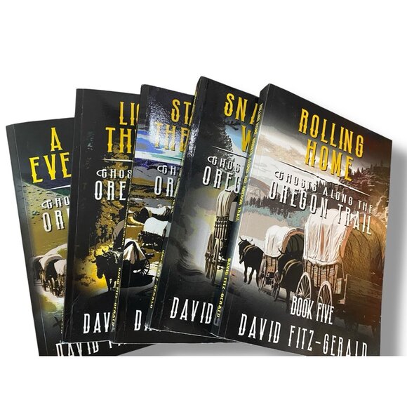 Ghosts Along The Oregon Trail Series David Fitz-Gerald Books 1-5 Paperback Set - Picture 1 of 8
